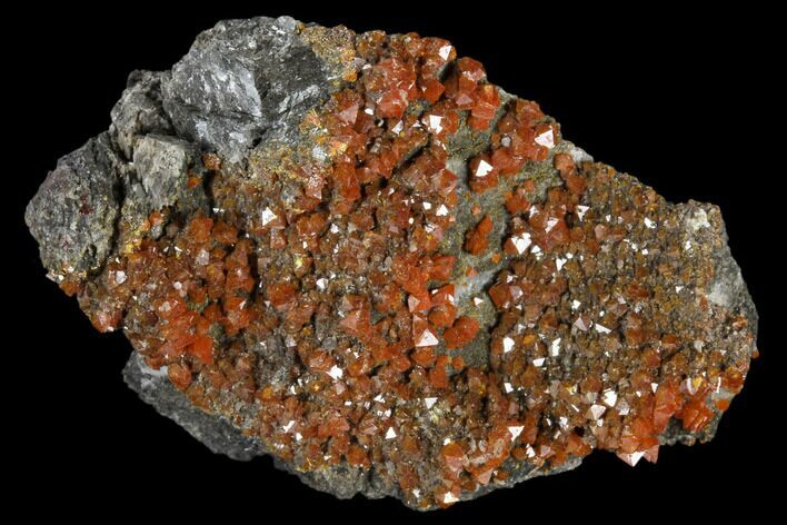 Red-Orange Bipyramidal Wulfenite Crystals - Melissa Mine, Arizona #118990